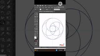 Spiral 3D Logo Design In Adobe Illustrator shorts [upl. by Jamilla]