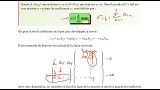 LES MATRICES résumer de cours 01 niveau prepa [upl. by Ahsenauq]