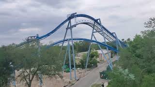 Phoenix Rising quottrack completequot 2024 Busch Gardens newest coaster buschgardens rollercoaster [upl. by Buddy736]