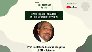 Semiologia do aparelho respiratório de bovinos  Prof Dr Roberto Calderon Gonçalves [upl. by Brathwaite665]