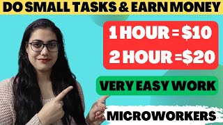 🔴PROOF How To Earn Money From Microworkers Microworkers Tutorial In Hindi  Review 2023 [upl. by Asiela]