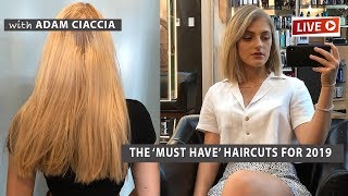 How to Restyle Hair Long to Short  The MUST HAVE Haircuts of 2019  EPISODE 4 [upl. by Kacey520]