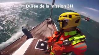 Sauvetage de 5 personnes sur un voilier en perdition par la SNSM Cap dAgde [upl. by Behn]