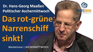 Dr Maaßen Das Narrenschiff sinkt  Rede vom politischen Aschermittwoch [upl. by Nnaeilsel]