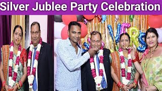 25 Year anniversary silver jublee party vlog viral marriage anniversary ytindia [upl. by Yemane]