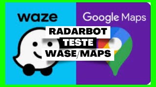 Como Usar RadarBot com WazeGoogle Maps [upl. by Yrok]