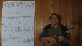 UKULELE Lesson  676 UNSER LIEBE FRAUE Traditional  16th Century [upl. by Howie]