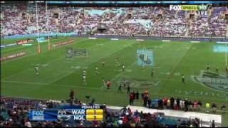 NZ WarriorsNQ Cowboys NRL Toyota Cup U20 Grand Final 2011  last minutes [upl. by Ellenig]