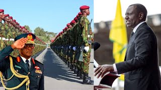 I DID NOT KILL GENOGOLLAquot RUTO TELLS KDF RECRUIT PARADE PASSOUT AFTER THEY REFUSED TO ANSWER HIM [upl. by Latham]