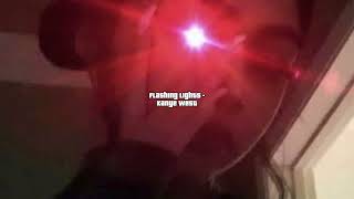 flashing lights  kanye west sped up [upl. by Ahsier]