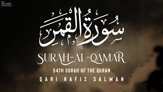 Surah Al Qamar I Qari Hafiz Salman  Arabic Recitation  54 th Surah of the Quran [upl. by Auhs730]