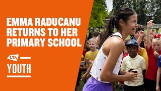 Emma Raducanu returns to her primary school [upl. by Ted]