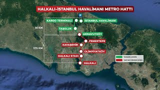 Halkalı  İstanbul Havalimanı Metro Hattında Sona Gelindi [upl. by Moses893]