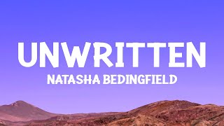 natashabedingfield  Unwritten Lyrics [upl. by Carlisle479]