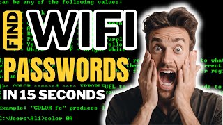 FIND WiFi PASSWORDS In Your PC [upl. by Judus]