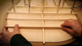 Making of a Maccaferri gypsy jazz guitar Part 3  soundboard bracing [upl. by Travax]