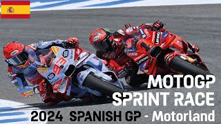 🏍️ MOTOGP SPRINT RACE Results  2024 Spanish Grand Prix  Motorland Circuit Martín  AragonGP 🏁 [upl. by Veradis]