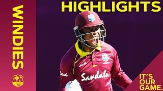 Hetmyer Hits Hundred As Windies Strike Back  Windies vs England 2nd ODI 2019  Highlights [upl. by Laekcim]