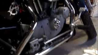 drag pipes sportster 2003 [upl. by Yelhak997]