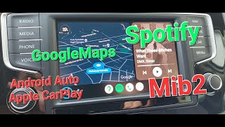 Installing Android Auto Apple CarPlay And More MIB2 ToolBox Patch MST2EUVWZRP0245T Technisat [upl. by Fredel]