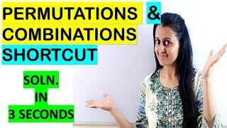 PERMUTATIONS amp COMBINATIONS TRICKSHORTCUT NDACETsJEEBITSATCOMEDKCOMPETITIVE EXAMS [upl. by Ilrak]