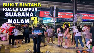 SUASANA SORE MENJELANG MALAM KUALA LUMPUR MALAYSIA BUKIT BINTANG 2024 [upl. by Atnauqal]