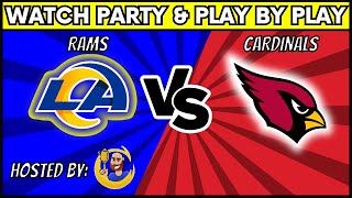 Rams Vs Cardinals Week 2 LIVE Watch Party  Play by Play Coverage [upl. by Marillin332]