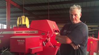 Massey Ferguson MF1840  MF1839 Small Square Baler WalkAround [upl. by Noreik]