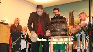 MaximatorAnstich 2016 im AugustinerKeller am 22022016 [upl. by Burrus]