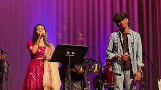 Kaadhal Oviyam Jeevitha John Jerome SuperSinger  KarthikDevaraj Concert michigan music [upl. by Yhtimit]