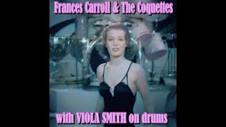 FRANCES CARROLL amp THE COQUETTES  JITTERBUG JUMP 1940  in colour [upl. by Neelhsa]