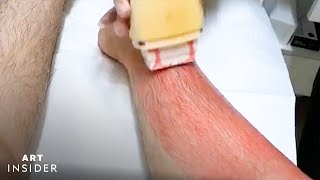 RollOn Wax Painlessly Removes Body Hair [upl. by Htebazila]