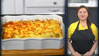 Broccoli cu cartofi la cuptor gratinați  Laura Laurențiu [upl. by Eidnarb316]