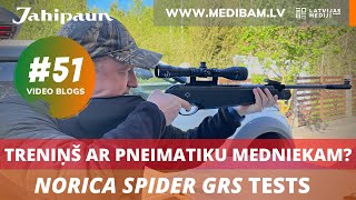 Norica SPIDER GRS tests Cik efektīvi trenēties ar pneimatisko ieroci Video bloga 51 epizode [upl. by Anilegna420]