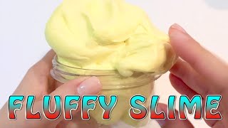 Fluffy Slime Borax Free [upl. by Burkitt]