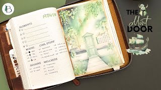 The Mint Door 🐉 August 2024 Plan With Me 🧚🏻 Sterling Ink Common Planner [upl. by Eednar]