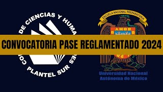 Convocatoria Pase Reglamentado UNAM 2024 [upl. by Lairbag]