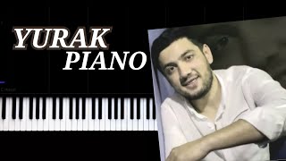 Jaloliddin Ahmadaliyev Yurak piano tekst karaoke [upl. by Lola]