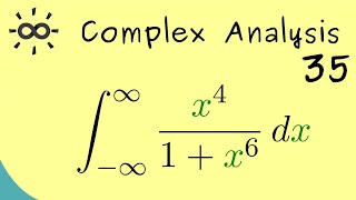 Complex Analysis 35  Application of the Residue Theorem [upl. by Jehius746]