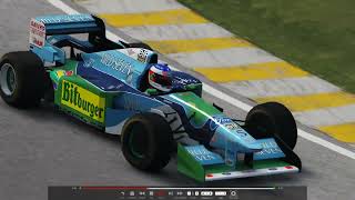 50 anos Gp do BRASIL  1994  Benetton B194Ford V8  MSchumacher  TvCam [upl. by Relyat]