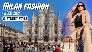 Milan Fashion Week 2024 Street Fashion Interesting Facts About Milan In Urdu language Series 13 [upl. by Nohsad]