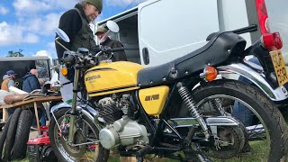 ARDINGLY A Look Around Outside at SOUTH of ENGLAND Vintage Classic Motorcycle Show amp Bike Autojumble [upl. by Aibara]