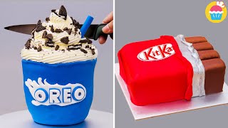 Kitkat amp Oreo decoración de pasteles  Illusion Cake Decorating Ideas  DeliWow [upl. by Brown701]