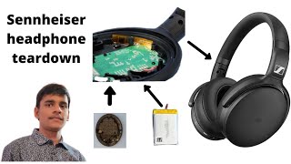 Sennheiser headphone teardown HD 450 [upl. by Angelis]