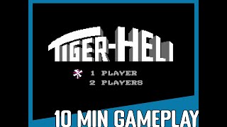 10 Minute Gameplay TigerHeli 1987 NES [upl. by Kingdon]