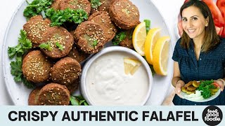 Authentic Lebanese FALAFEL  Fry amp Bake Methods [upl. by Jestude]