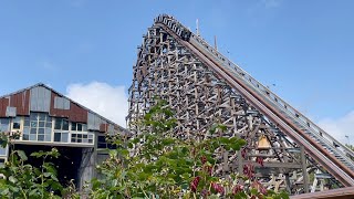 Finally Got To Ride an RMC Untamed at Walibi Holland Day One vlog [upl. by Nilreb46]