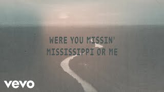 Riley Green  Mississippi Or Me Lyric Video [upl. by Leinad744]