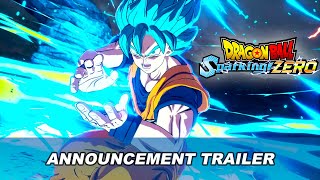 DRAGON BALL Sparking ZERO – Announcement Trailer [upl. by Ahsinwad]