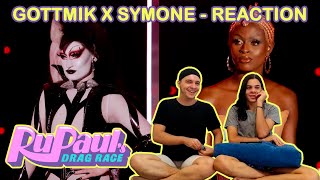 Gottmik X Symone  BRAZIL REACTION  RuPauls Drag Race Television Academy Panel [upl. by Suixela992]